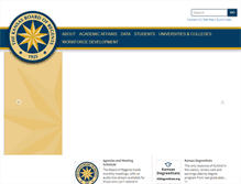 Tablet Screenshot of kansasregents.org